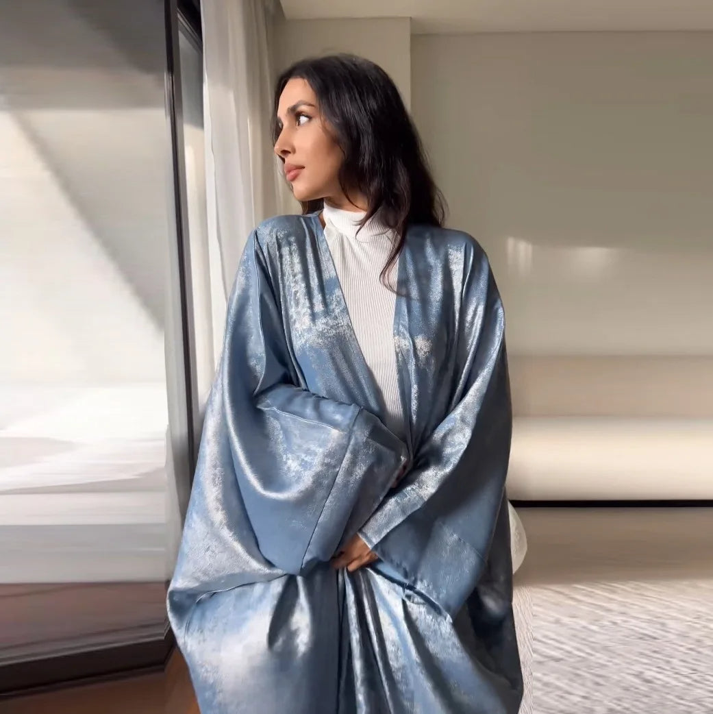 Bronzing Abaya Robe