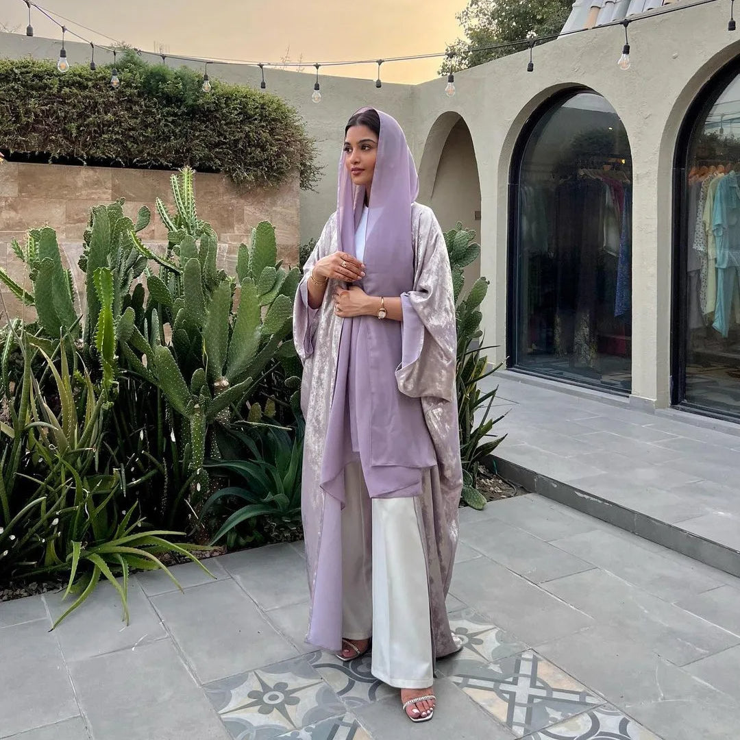 Bronzing Abaya Robe