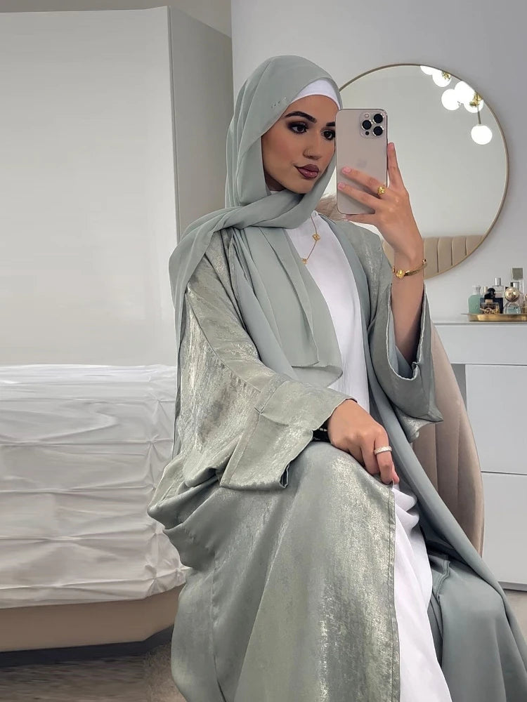 Bronzing Abaya Robe