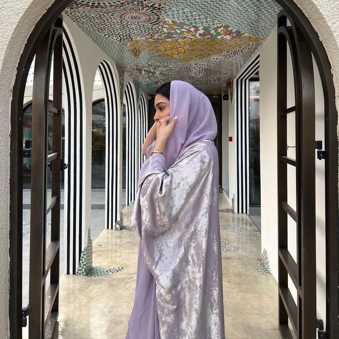 Bronzing Abaya Robe