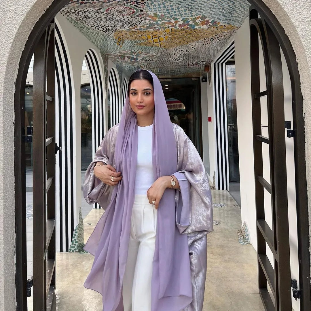 Bronzing Abaya Robe