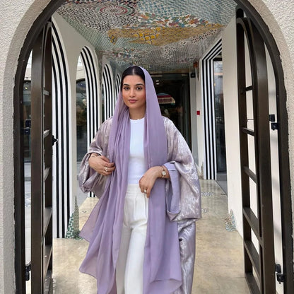 Bronzing Abaya Robe