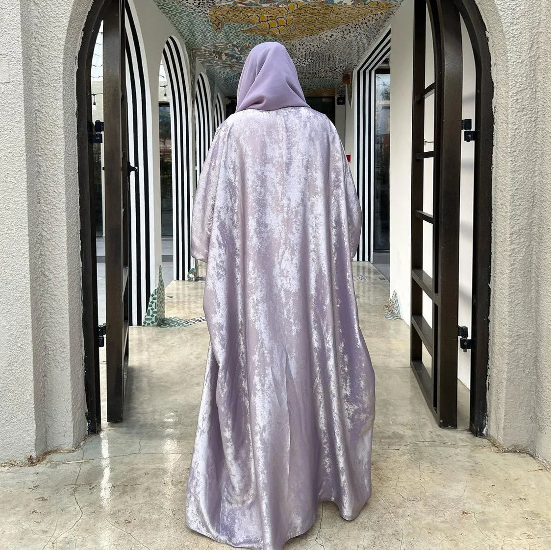 Bronzing Abaya Robe