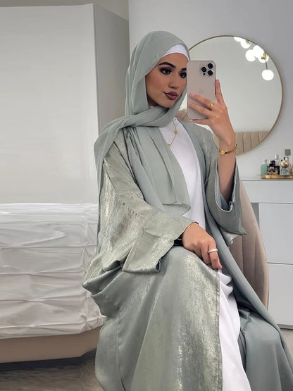 Bronzing Abaya Robe