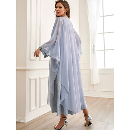 Embroidered Abaya Set